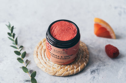 Body Scrub — Raspberry and Grapefruit